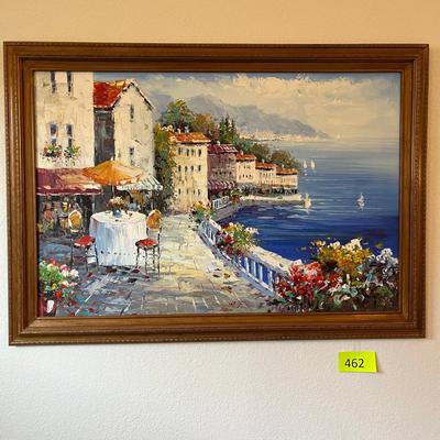Seaside Oil Painting