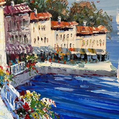 Seaside Oil Painting