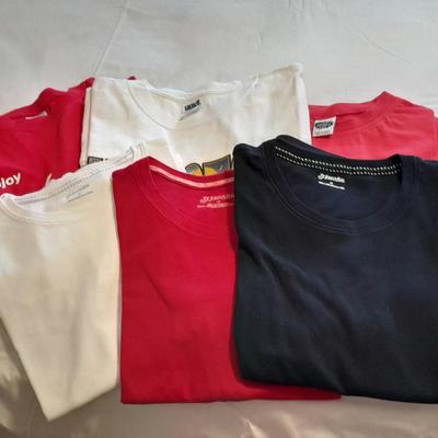 Women's short sleeve Size L and XL tops St. John's Bay, Anvil