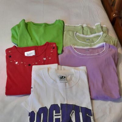 Women's Size L and XL tops Rockies, Christopher & Banks, SB Active and more