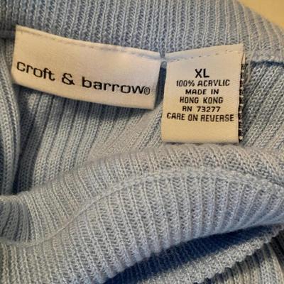 Women's turtleneck and collared shirts size L and XL Pendleton, Chico's, Croft & Borrow, Alfred Dunner and more