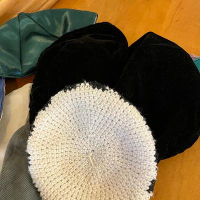 Lot of yarmulkes
