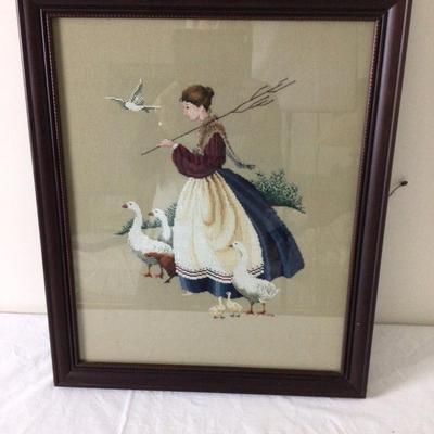 212 Framed Cross Stitch Ladies