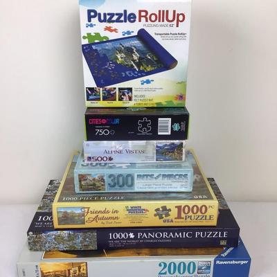 167 Puzzle Lot with Puzzle Rollup