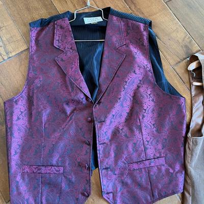 2 Men's Dress Vests