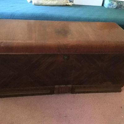 163 Cavalier Cedar Waterfall Art Deco Chest