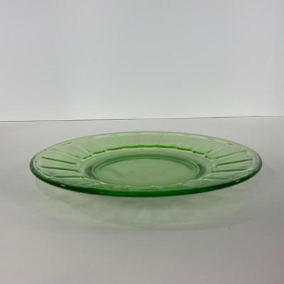 -134- URANIUM | Green Depression Small Plates