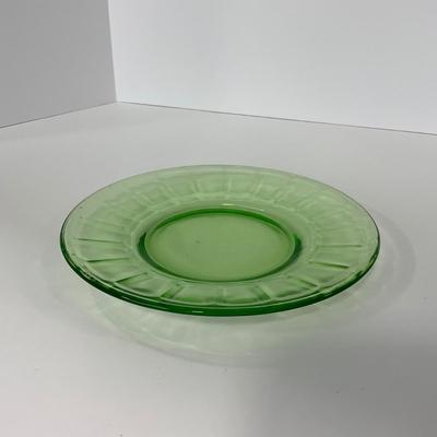 -134- URANIUM | Green Depression Small Plates