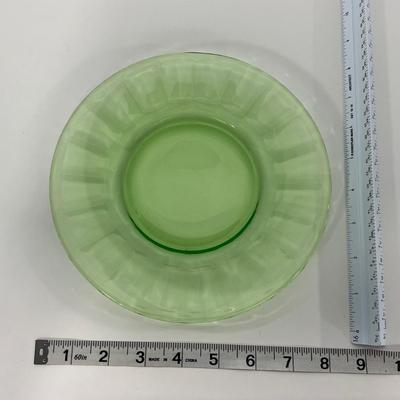 -134- URANIUM | Green Depression Small Plates