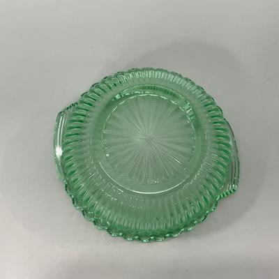 -135- URANIUM | Anchor Hocking Depression Glass | Berry Bowls