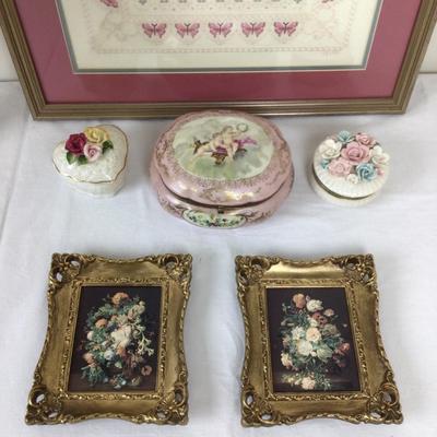 156 Floral Dresser Decorative Lot