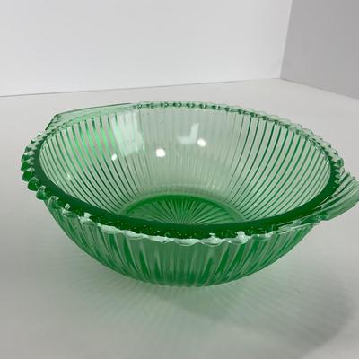 -136- URANIUM | Anchor Hocking Depression Large Bowl