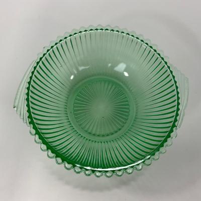 -136- URANIUM | Anchor Hocking Depression Large Bowl