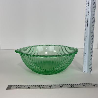 -136- URANIUM | Anchor Hocking Depression Large Bowl
