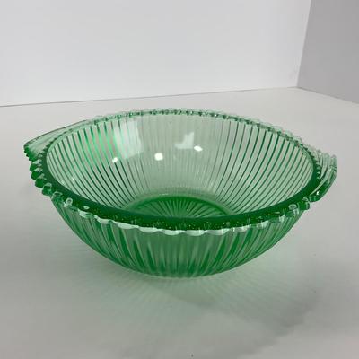 -136- URANIUM | Anchor Hocking Depression Large Bowl