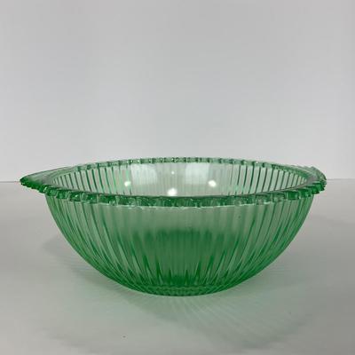 -136- URANIUM | Anchor Hocking Depression Large Bowl