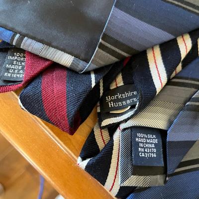 Lot of striped ties