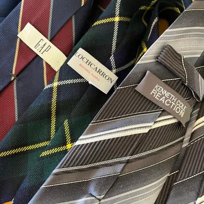 Lot of striped ties