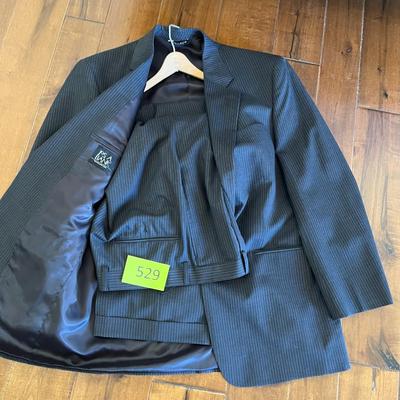Banks Pin Striped Suit