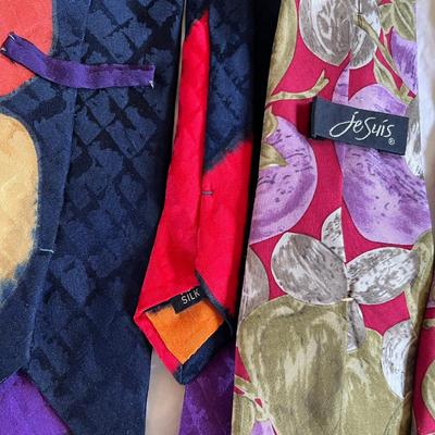 Lot of fancy ties