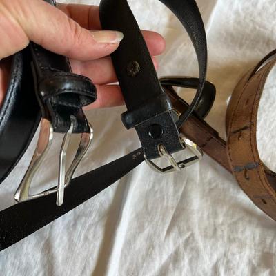 Lot of dress belts