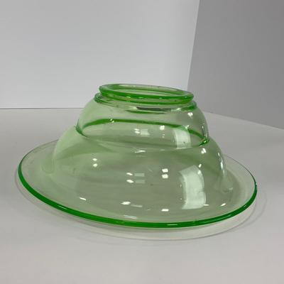 -139- URANIUM | Green Vaseline Large Bowl