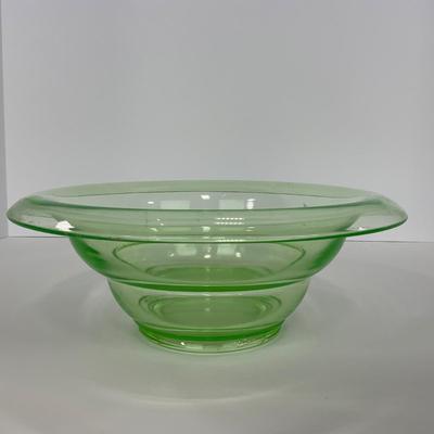 -139- URANIUM | Green Vaseline Large Bowl