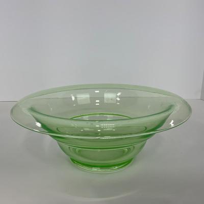 -139- URANIUM | Green Vaseline Large Bowl