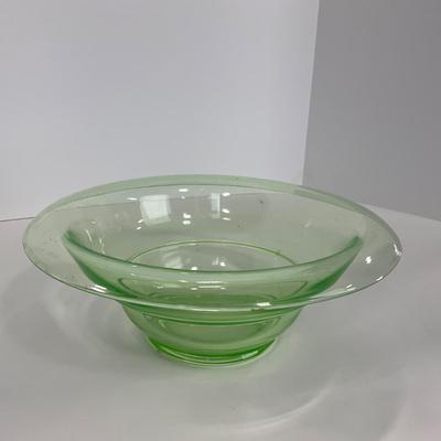 -139- URANIUM | Green Vaseline Large Bowl