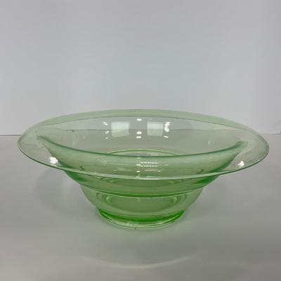 -139- URANIUM | Green Vaseline Large Bowl