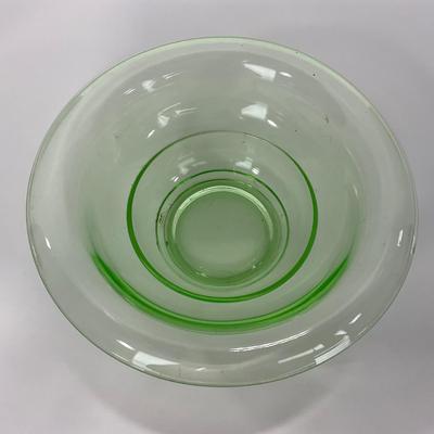 -139- URANIUM | Green Vaseline Large Bowl