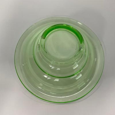 -139- URANIUM | Green Vaseline Large Bowl