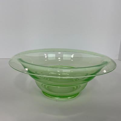 -139- URANIUM | Green Vaseline Large Bowl
