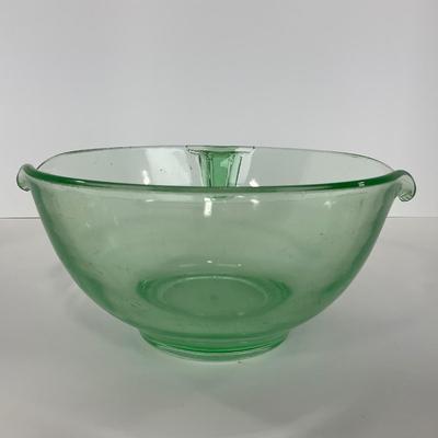 -140- URANIUM | Green Large Batter Bowl