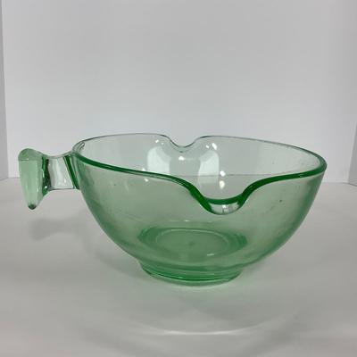 -140- URANIUM | Green Large Batter Bowl