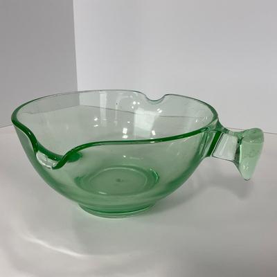 -140- URANIUM | Green Large Batter Bowl
