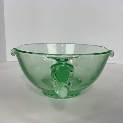 -140- URANIUM | Green Large Batter Bowl
