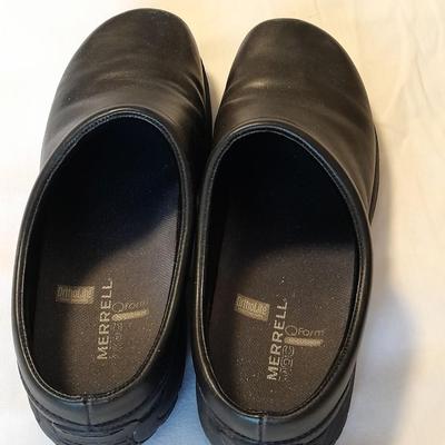 Two pair of Women's Loafer Shoes Merrell & Clark's Size 9.5 & 10M