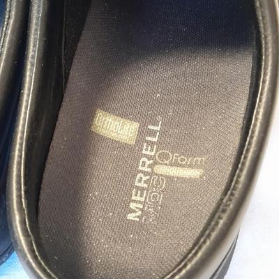 Two pair of Women's Loafer Shoes Merrell & Clark's Size 9.5 & 10M