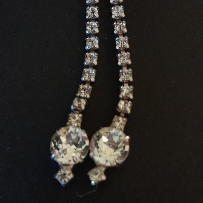 Necklace, Earrings, and a ring with an elastic band BLING!