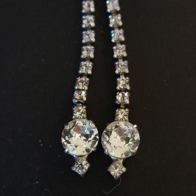 Necklace, Earrings, and a ring with an elastic band BLING!