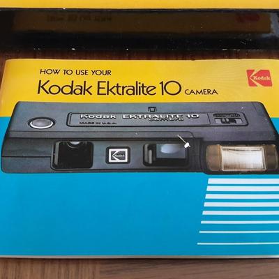 Kodak Ektralite 400 10mm camera with box and Vivitar PS44 35 mm Camera