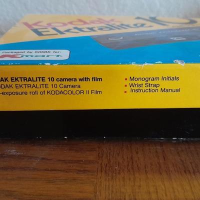 Kodak Ektralite 400 10mm camera with box and Vivitar PS44 35 mm Camera
