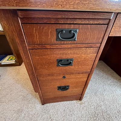 Mission Oak Desk Modern