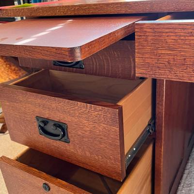 Mission Oak Desk Modern