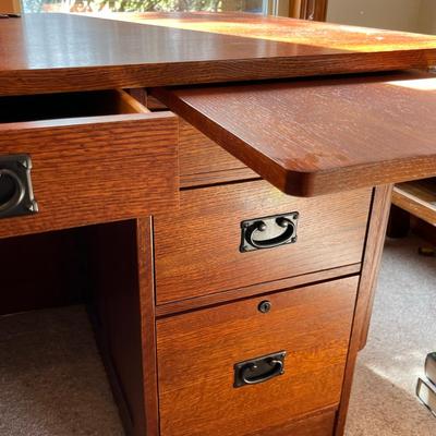 Mission Oak Desk Modern