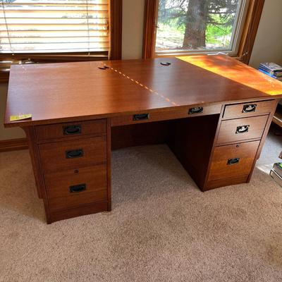 Mission Oak Desk Modern