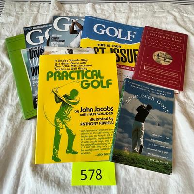 Golf books & magazines