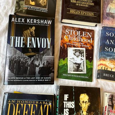 Books on WW2 & the Holocaust.