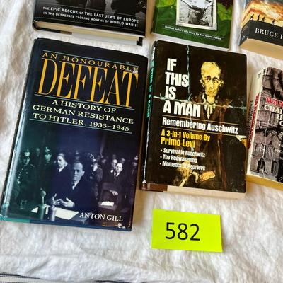 Books on WW2 & the Holocaust.